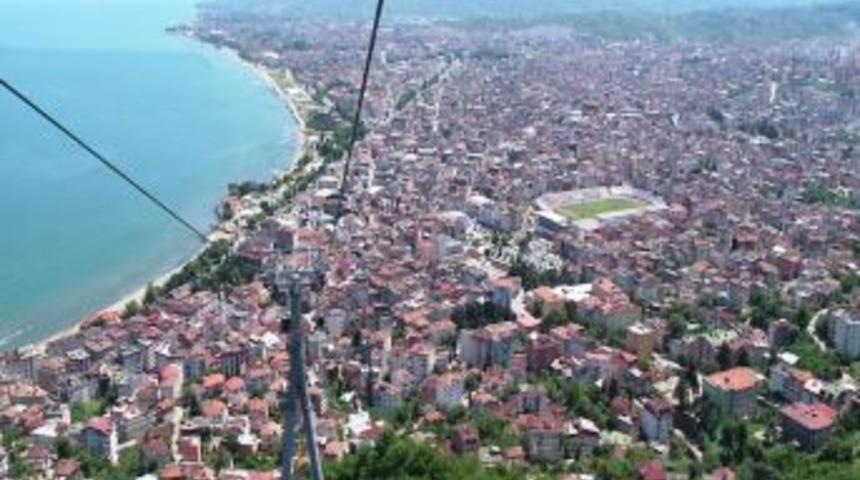 Ordu'da kurulan teleferik b&uuml;y&uuml;k ilgi g&ouml;r&uuml;yor