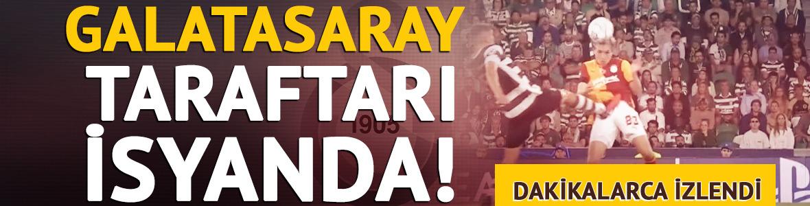 Galatasaray taraftarı hakeme isyanda! Sportingli Altimira...