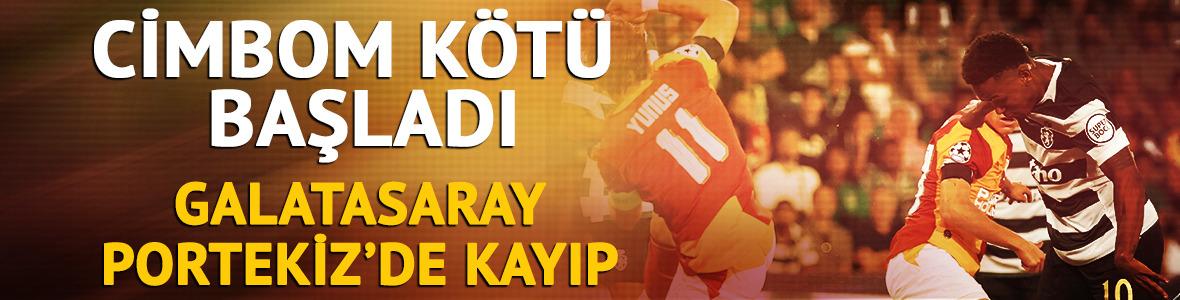 Galatasaray Lizbon'da kayıp! Şampiyonlar Ligi'ne k&ouml;t&uuml; başladı