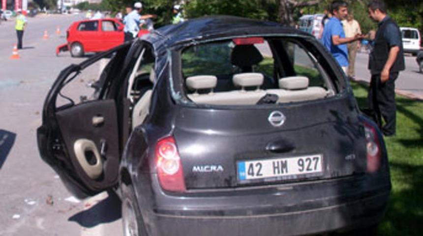 Konya'da trafik kazası: 1 &ouml;l&uuml;, 6 yaralı