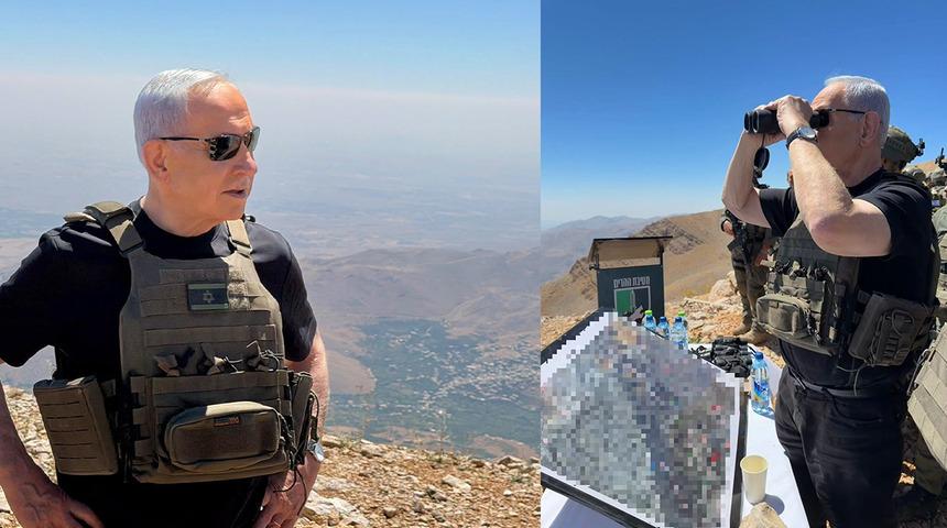 Skandal ziyaret sonrası Netanyahu'dan tepki &ccedil;eken a&ccedil;ıklama: "Akdeniz'e kadar t&uuml;m b&ouml;lgeyi kontrol ediyoruz"