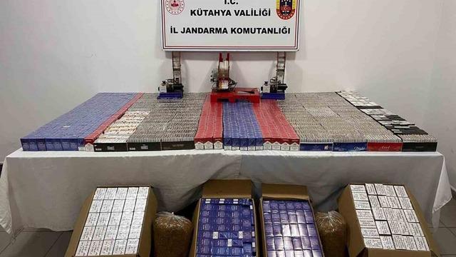 Simav’da jandarmadan kaçakçılık operasyonu