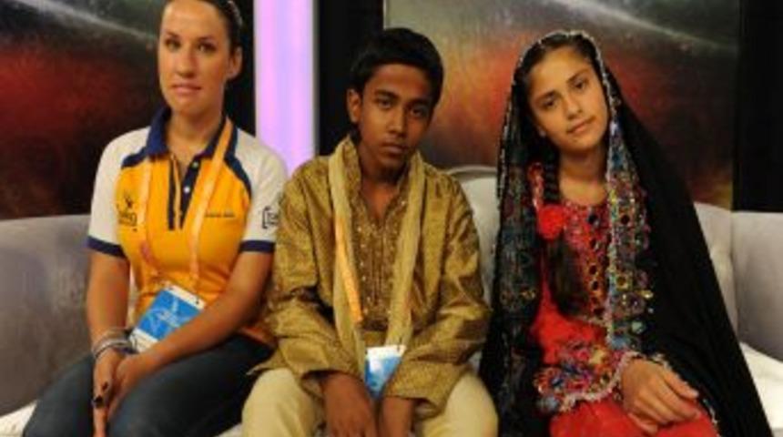 Cem TV&rsquo;ye konuk olan olimpiyat &ccedil;ocukları mest etti