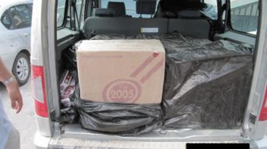 Osmaniye&rsquo;de 14 bin 440 paket ka&ccedil;ak sigara ele ge&ccedil;irildi