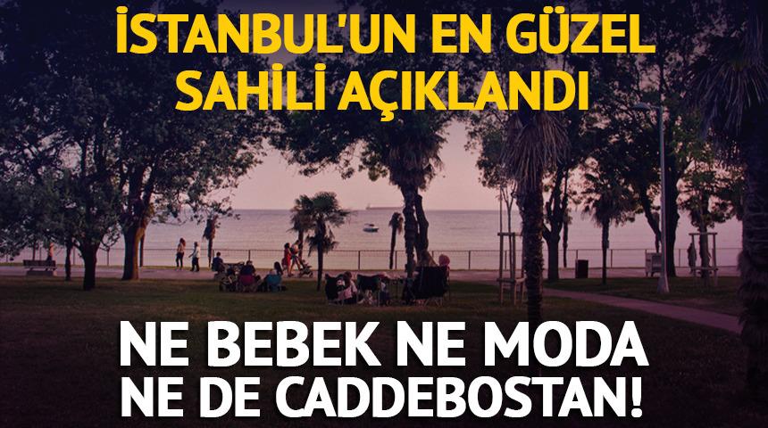 İstanbul'un en g&uuml;zel sahili a&ccedil;ıklandı: Ne Bebek ne Moda ne de Cadde!