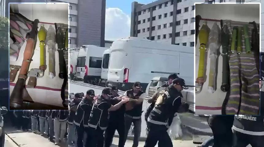 Sarallar &ndash; Şahinler kavgasında suikast planı son anda &ouml;nlendi! Roketatar, anti-tank m&uuml;himmatı bulundu