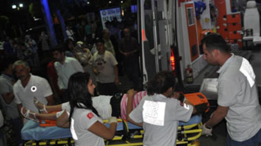 Otomobilin &ccedil;arptığı &ccedil;ocuk yaralandı