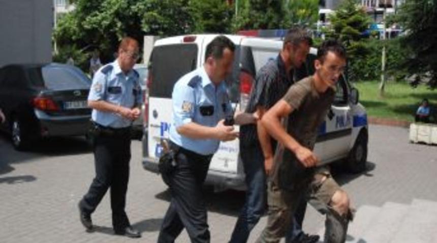 Hırsızlık zanlısı 2 kişi adliyeye sevk edildi