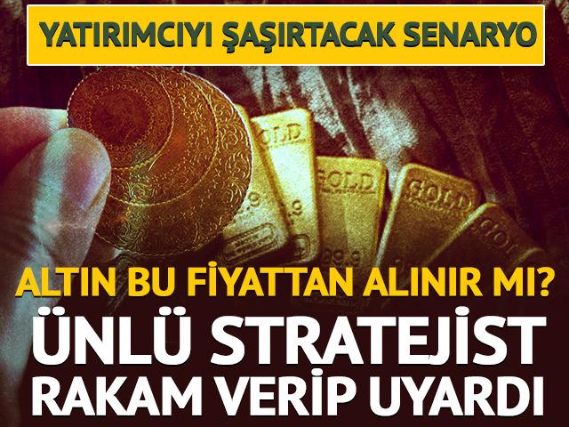 Altın alıp satacaklar dikkat!  &Uuml;nl&uuml; isimden '4300 dolar' alarmı