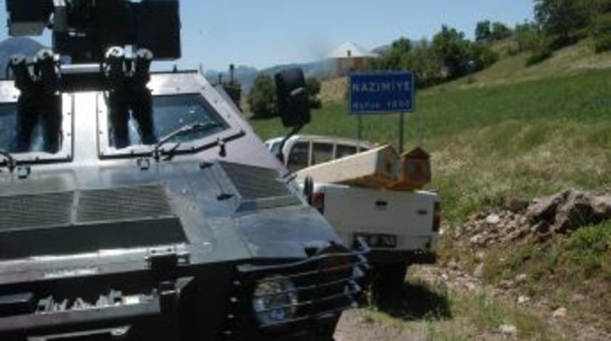 Tunceli'de patlama iki polis sehit