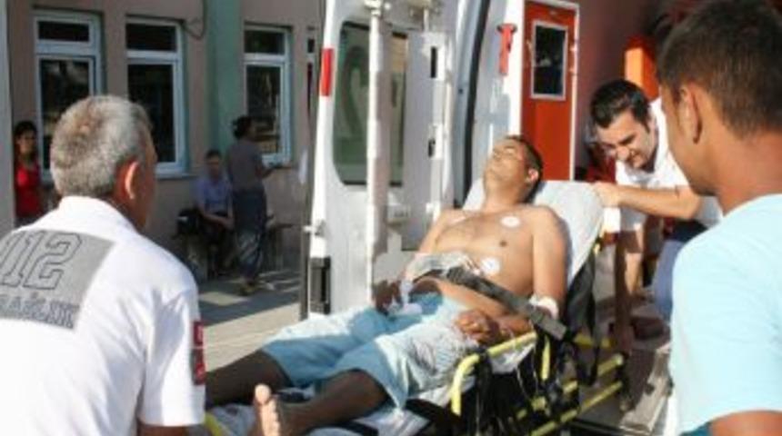 İki kişi boğulma tehlikesi atlattı