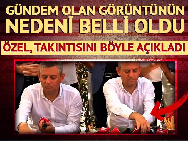 &Ouml;zg&uuml;r &Ouml;zel g&uuml;ndem olan g&ouml;r&uuml;nt&uuml;ye a&ccedil;ıklık getirdi! Takıntısını b&ouml;yle a&ccedil;ıkladı