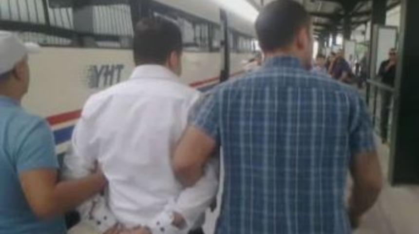 Hızlı treni tercih eden cezaevi firarisi yakayı ele verdi