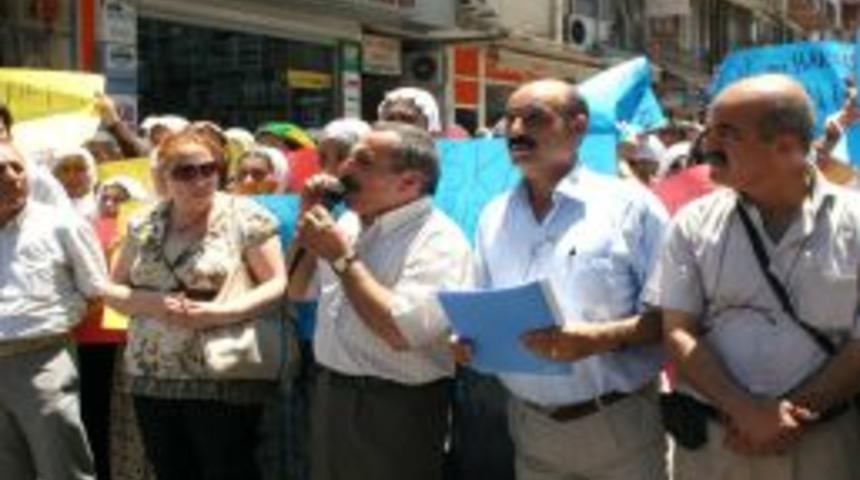 YSK'nın Dicle kararı Adana'da da protesto edildi