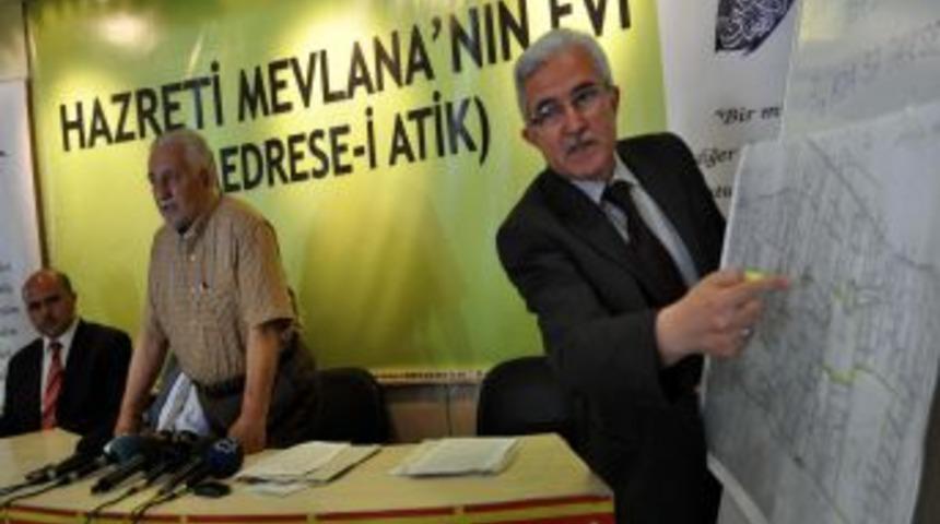 Hz. Mevlana&rsquo;nın evi ve medresesinin bulunduğu yer