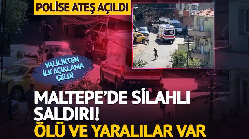 Maltepe'de silahlı saldırı! &Ccedil;ok sayıda yaralı var
