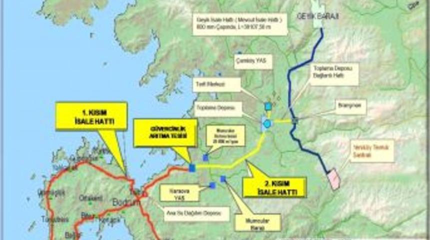 Bodrum&rsquo;un yıllardır devam eden i&ccedil;me suyu problemi &ccedil;&ouml;z&uuml;ld&uuml;