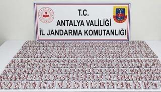 Manavgat&rsquo;ta 3 bin sentetik hap ele ge&ccedil;irildi