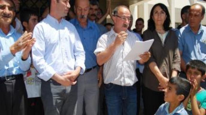 Batman'da Cuma Namazı sonrası Dicle'ye destek eylemi