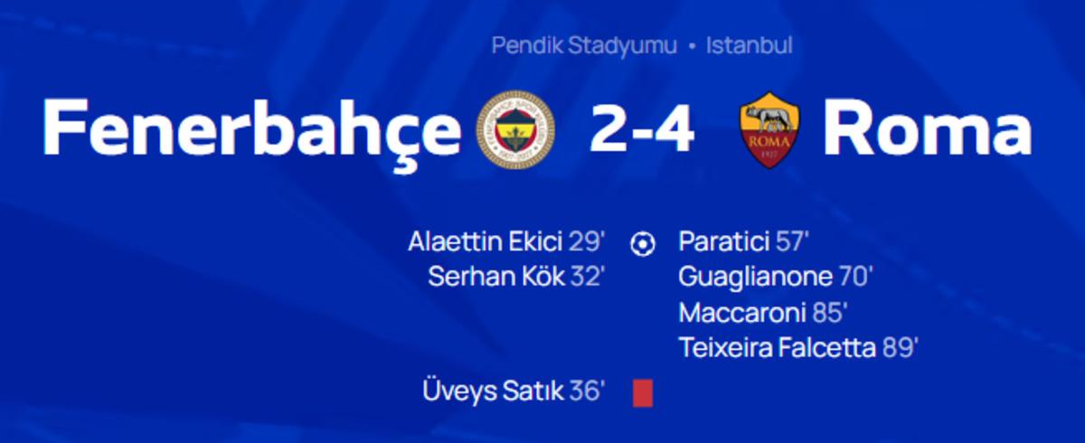 CANLI | Fenerbahçe - Roma maç anlatımı! Maç ne zaman? Saat kaçta ve hangi kanalda? - 10 Eylül 2026 8