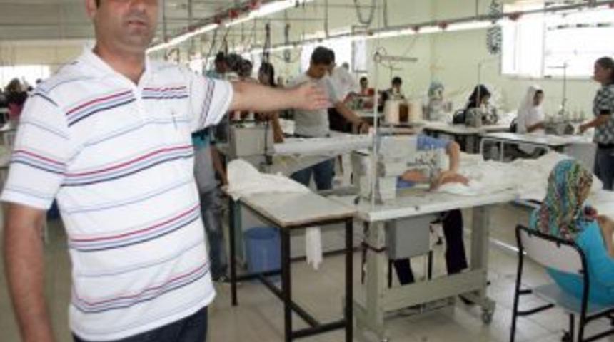 Midyat&rsquo;ta kurulan tekstil fabrikası işsizlere umut oldu