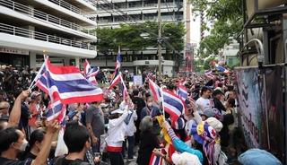 Tayland'da İsrail B&uuml;y&uuml;kel&ccedil;iliği &ouml;n&uuml;nde protesto d&uuml;zenlendi