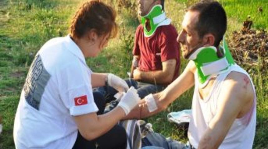 Edirne&rsquo;de kaza: 11 yaralı