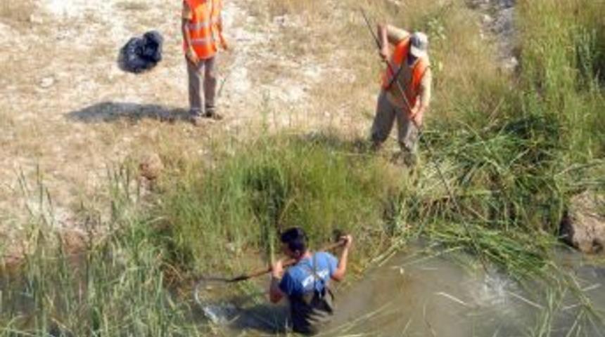 Boğa&ccedil;ayı'ndaki atıklar temizlendi
