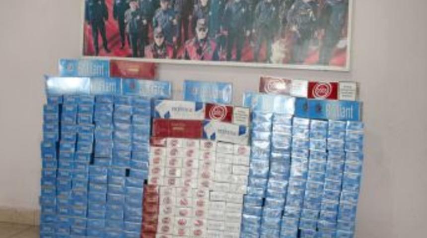 D&ouml;rtyol&rsquo;da 2 bin 800 paket ka&ccedil;ak sigara ele ge&ccedil;irildi