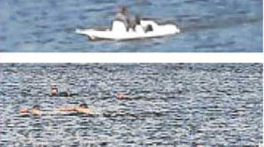 Şölen'de deniz bisikleti faciası