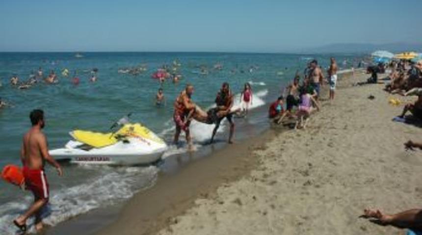 Karadeniz'de jetskili kurtarma operasyonu