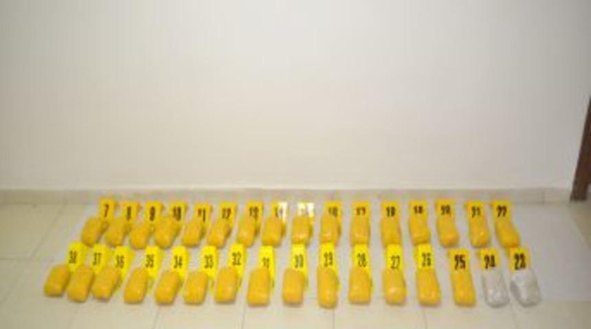 16 kilo eroin ele ge&ccedil;irildi