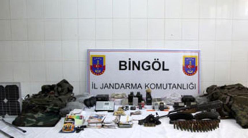 &Ouml;rg&uuml;t&uuml;n cephaneliği bulundu