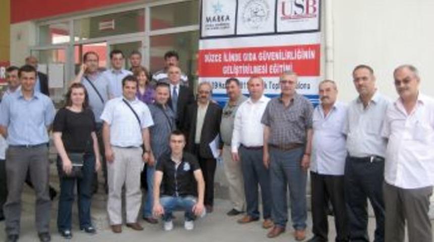 D&uuml;zce'de 'Gıda G&uuml;venilirliğinin Geliştirilmesi' konulu eğitim