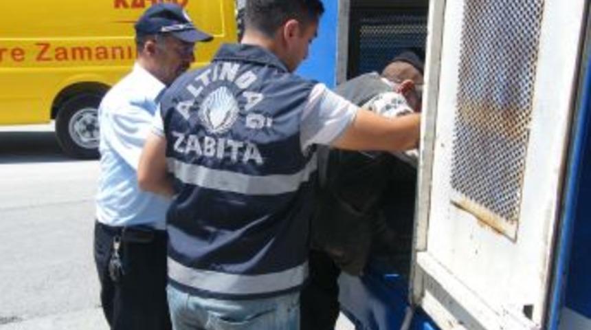 Altındağ&rsquo;da dilenci operasyonu