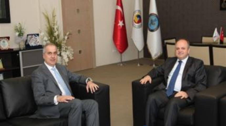 Uşak Valisi'nden SATSO'yu ziyaret