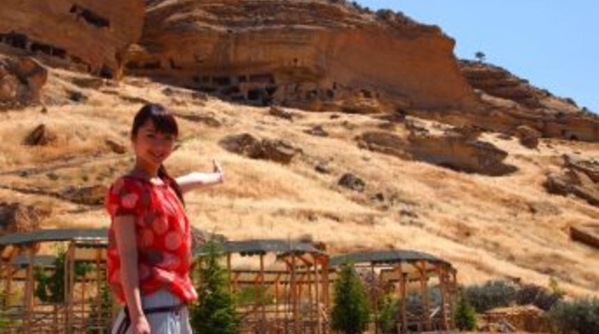 Japonya'dan gelip Taşkale&rsquo;yi &ccedil;ektiler