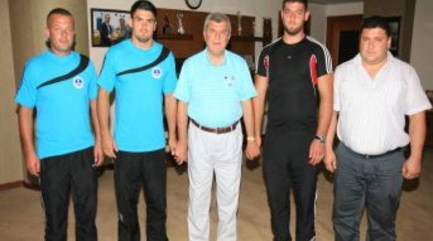 Başkan’dan pehlivanlara kutlama