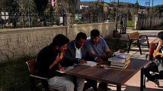 Ağrı patnos ilçesinde kitap okuma etkinliği