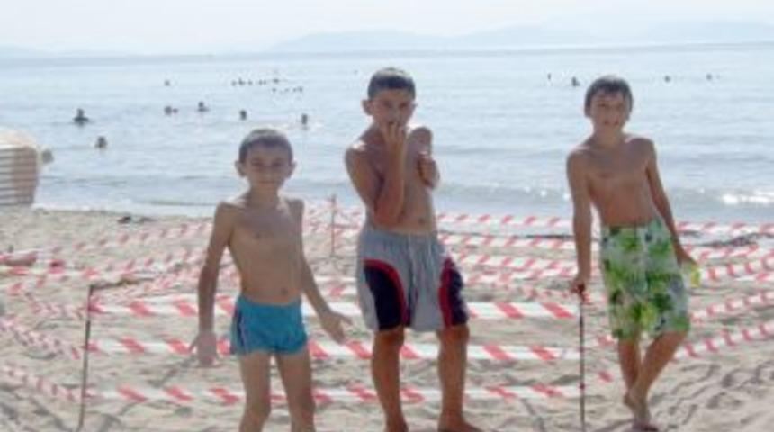 Caretta yumurtalarına şerit önlemi