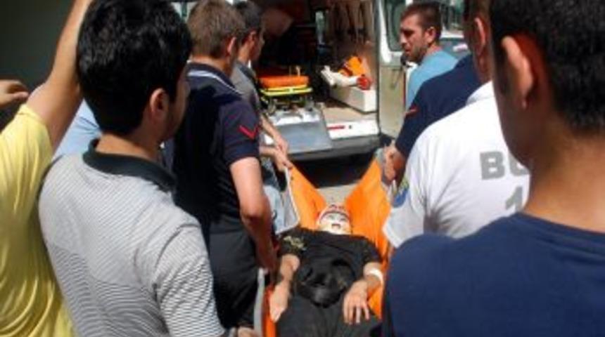 Diktiği fidanlara bakarken dereye d&uuml;şt&uuml;