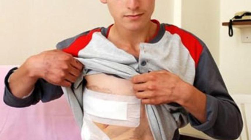 Akciğerimi elimle alıp yerine koydum