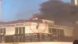 Ataşehir'de market yangınında can pazarı! Alevler üst katlara sıçradı, mahsur kalanlar çatıdan atladı
