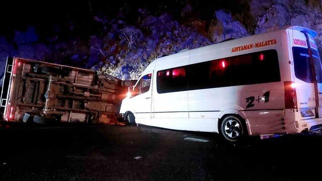 Giresun'da trafik kazası! Yaralılar var