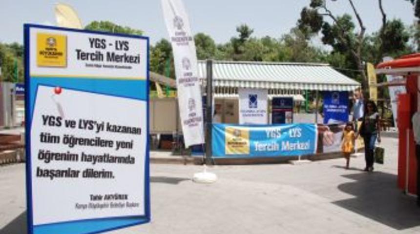 Konya B&uuml;y&uuml;kşehir Belediyesi YGS ve LYS tercih merkezi kurdu