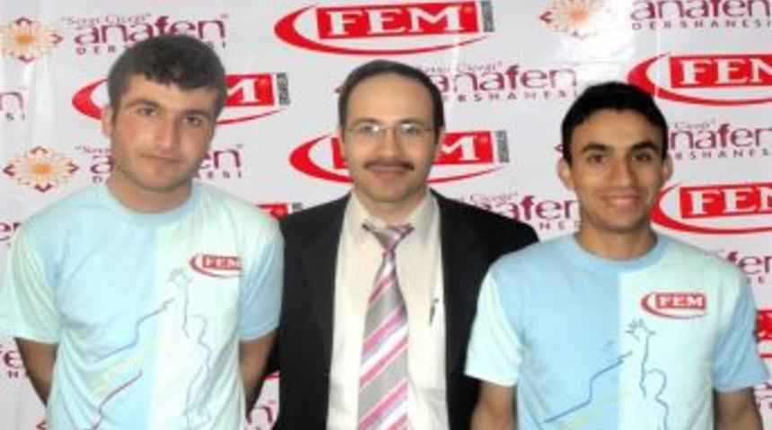 Batman&rsquo;da birinciler &Ouml;zel Sıddık Tekin Lisesi ve FEM&rsquo;den