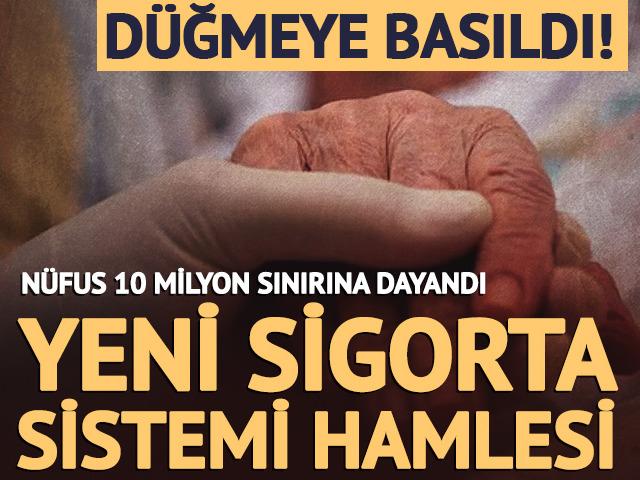 Bakım sigortası i&ccedil;in d&uuml;ğmeye basıldı