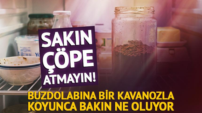 Kahve telvesini buzdolabına koyunca bakın ne oluyor