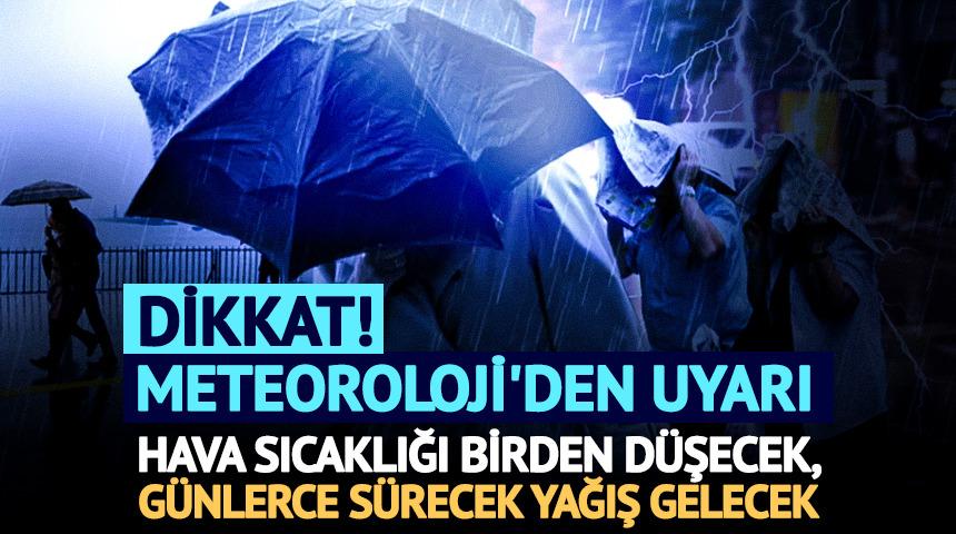 Meteoroloji uyardı: İstanbul'a gelecek g&uuml;nlerce s&uuml;recek