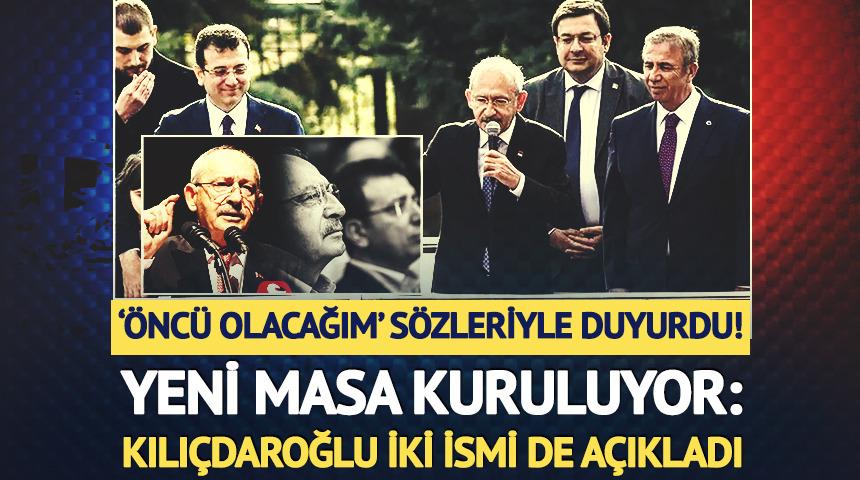 '&Ouml;nc&uuml; olacağım' s&ouml;zleriyle a&ccedil;ıkladı! Kılı&ccedil;daroğlu yeni masa kuruyor: Aday olabilecek iki ismi a&ccedil;ıkladı!